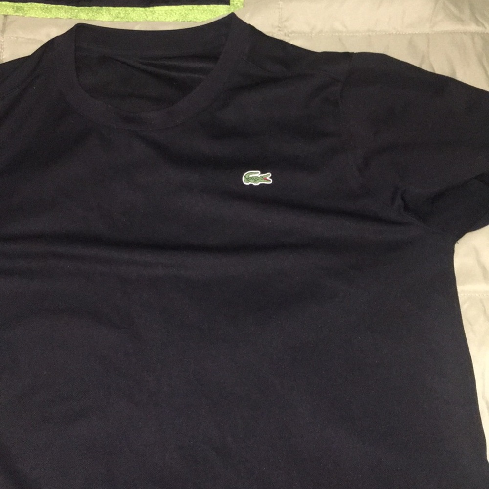 Polyester Lacoste crew neck